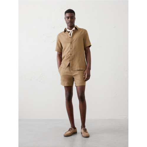 bananarepublic Slim-Fit 5 Linen-Blend Short