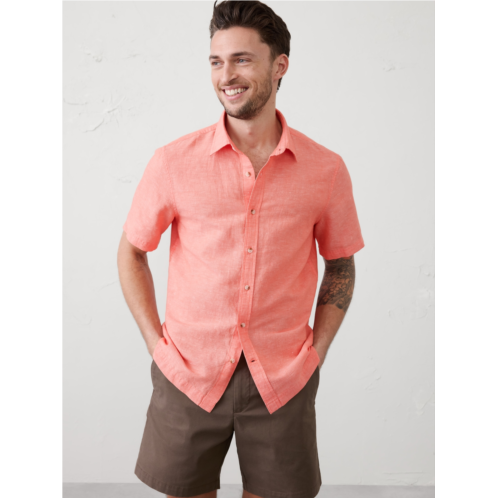 bananarepublic Standard-Fit Linen-Blend Shirt