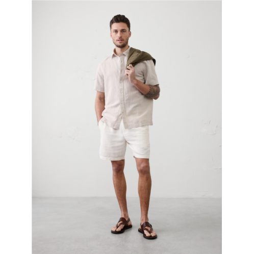 bananarepublic Standard-Fit Linen-Blend Shirt
