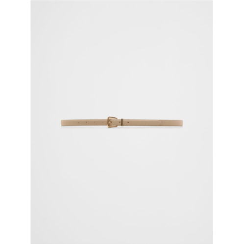 bananarepublic Vegan Leather Pebbled Skinny Belt