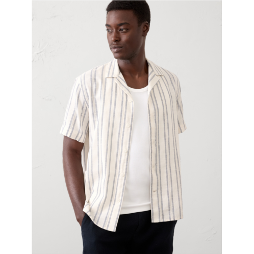 bananarepublic Standard-Fit Textured Resort Shirt
