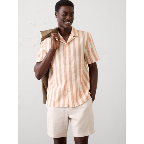 bananarepublic Standard-Fit Textured Resort Shirt