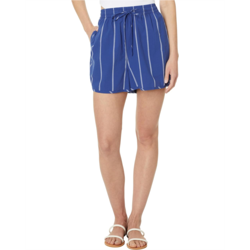 Madewell Crinkle Cotton Dolphin-Hem Shorts