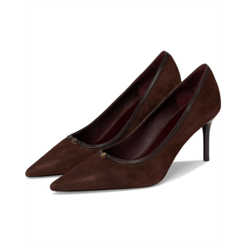 Womens Tory Burch Double T Buckle Pumps 80mm