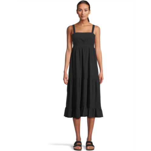 Womens Toad&Co Taj Hemp Tiered Midi Sleeveless Dress