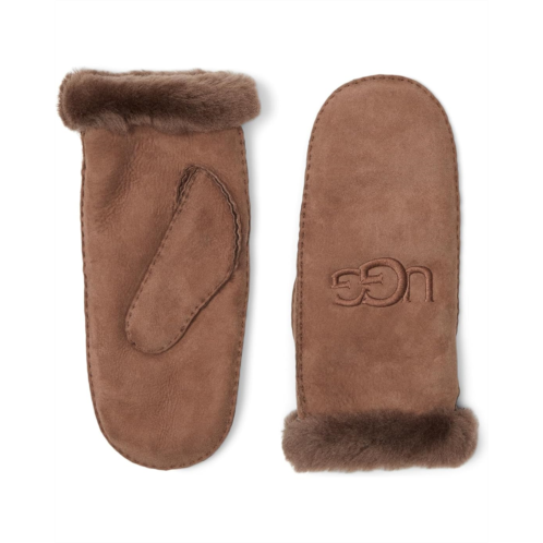 UGG Embroidered Water Resistant Sheepskin Mitten with Tech Palm