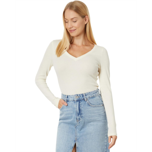 Madewell V-Neck Long-Sleeve Tee