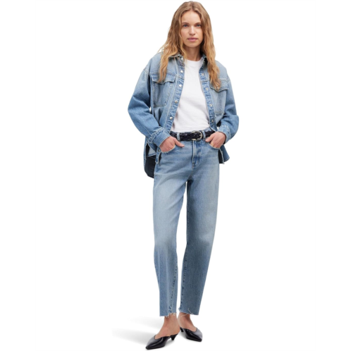 Madewell Perfect Vintage Wide Light Crop in Hallstead Wash