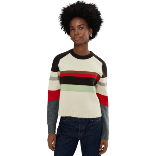 Madewell Stripe Aspen Raglan Pullover