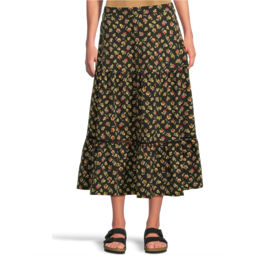 Toad&Co Marigold Tiered Midi Skirt