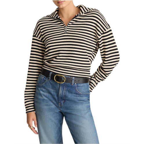 Madewell Half Zip Stripe Jacket