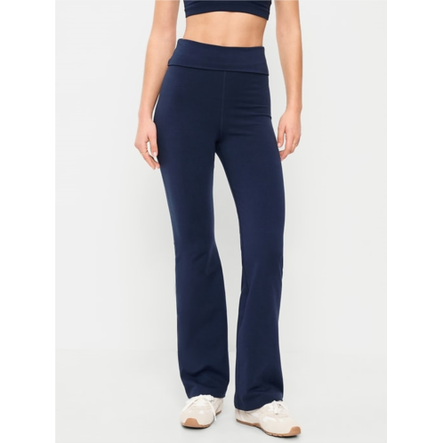 OldNavy High-Waisted PowerChill Fold-Over Bootcut Leggings
