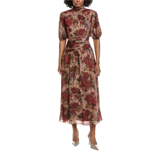Michael Aram mikael aghal print midi dress