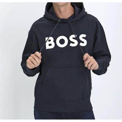 Hugo Boss sullivan hoodie sweatshirt in dark blue
