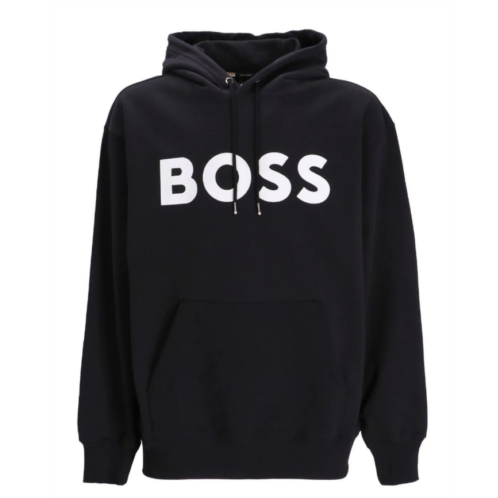 Hugo Boss mens sullivan 16 black logo hoodie sweatshirt