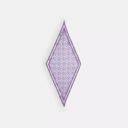 Coach Outlet signature silk diamond scarf