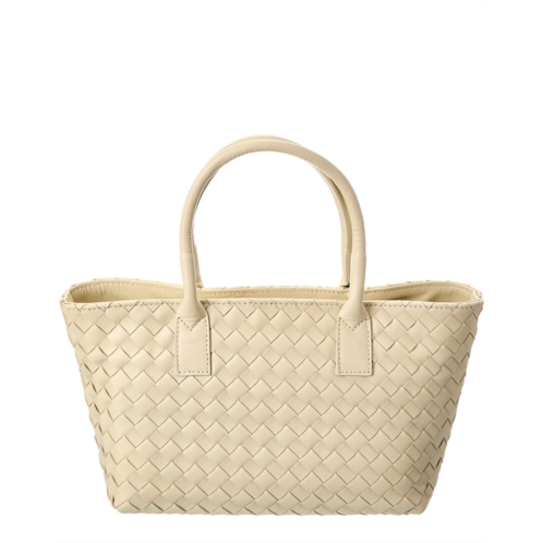 Isabella Rosetti anya hand-woven leather satchel