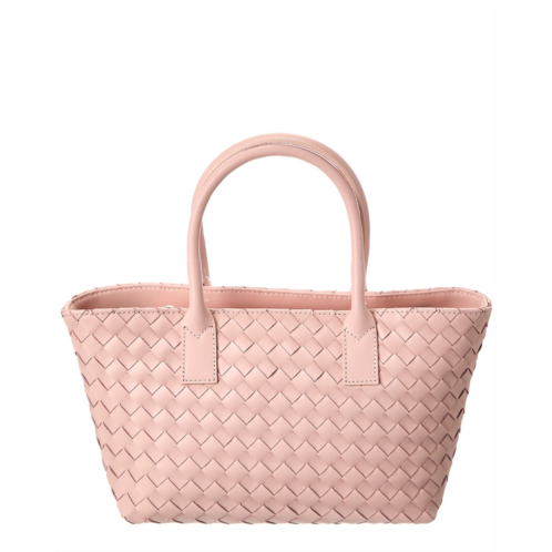 Isabella Rosetti anya hand-woven leather satchel