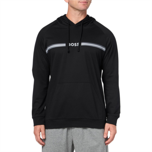 Hugo Boss mens authentic tonal logo hoodie outer space black