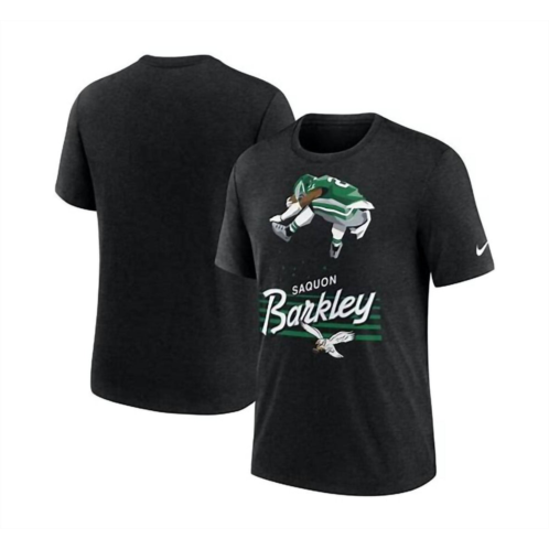 NIKE mens saquon barkley philadelphia eagles player graphic t-shirt in black