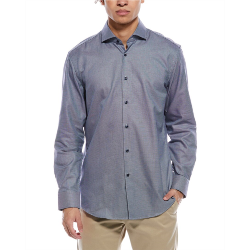 Hugo Boss hank spread slim fit dress shirt