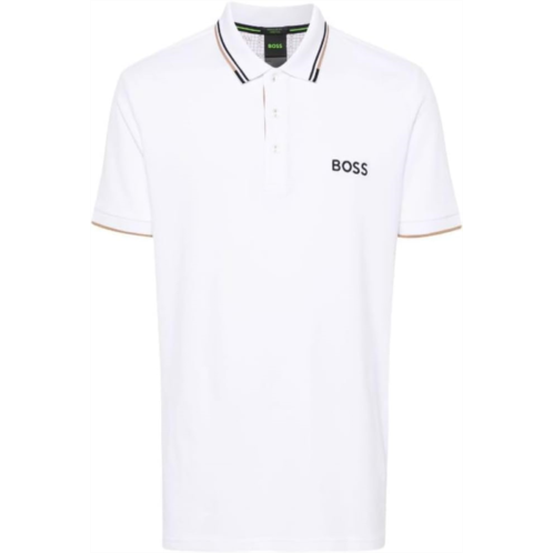 Hugo Boss mens paddy pro sretch polo white