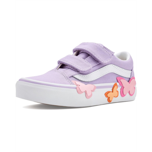 Vans Kids Old Skool V Butterfly (Little Kid)