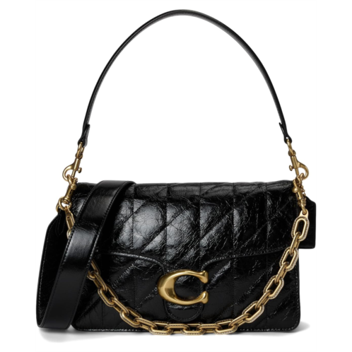 COACH Chain Tabby Shoulder Bag With Quilting