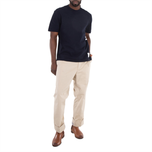 Thom Browne mens beige typewriter cloth classic backstrap trouser