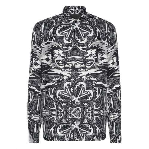 PHILIPP PLEIN silk shirt dandy lion circus