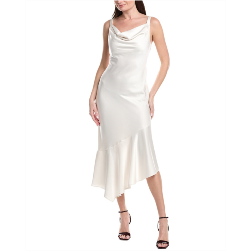 Kenneth Cole satin bias maxi dress