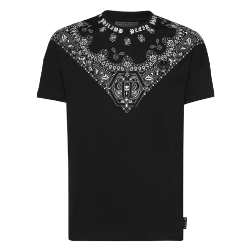PHILIPP PLEIN round neck t-shirt paisley bandana