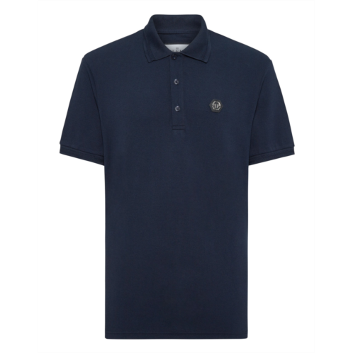 PHILIPP plein pique polo shirt ss gothic plein
