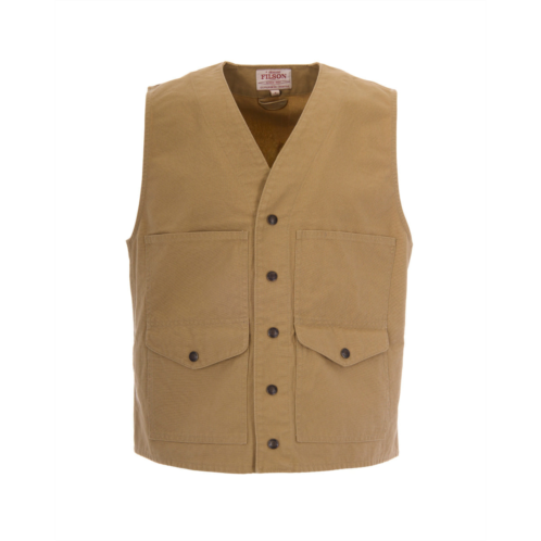 FILSON tan dry tin vest