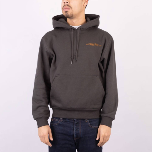 FILSON prospector graphic long sleeve hoodie in peat diamond