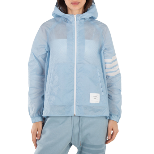 Thom Browne ultralight ripstop 4-bar anorak