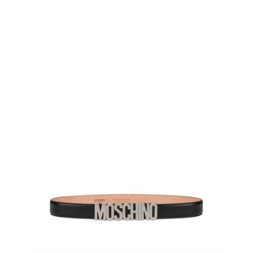 MOSCHINO calf leather belt