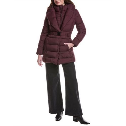 Kenneth Cole powder-touch puffer coat