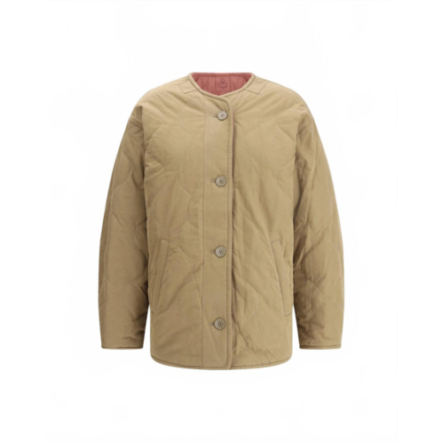 ISABEL MARANT womens nesmae reversible jacket in khaki
