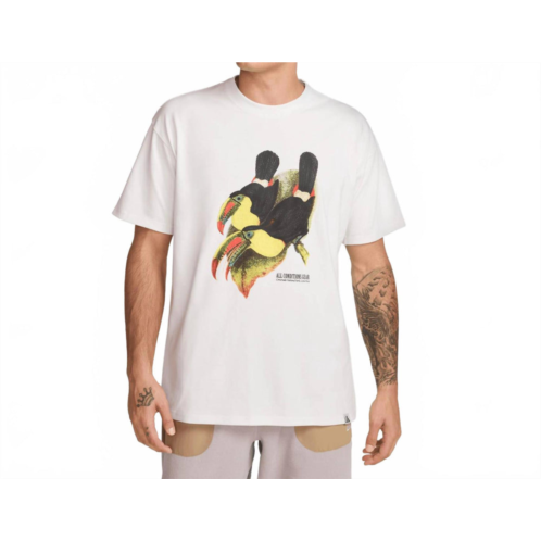 NIKE mens acg toucan dri fit shirt in summit white