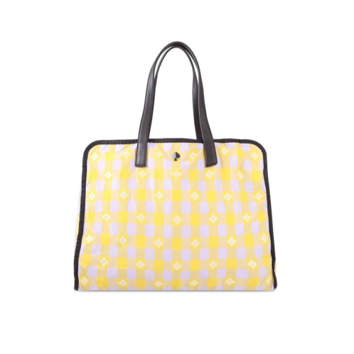 Kate Spade morley large tote bag in frozen lilac chartreuse
