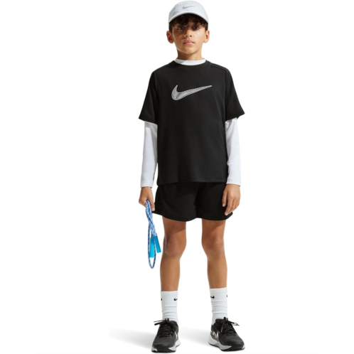 Nike Kids Dri-FIT Multi Short Sleeve Top Hybrid (Little Kid/Big Kid)