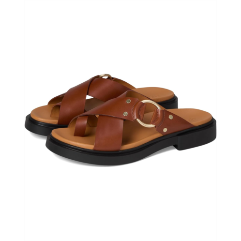 ECCO Seoul Toe Post Ring Ornament Slide Sandals