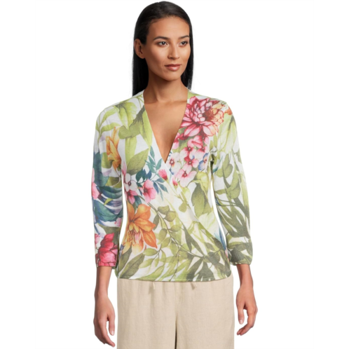 Tommy Bahama Verde Blooms Addison Cardigan