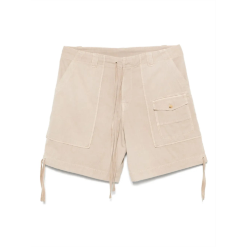 MOSCHINO straight-leg tailored shorts with minimalist design