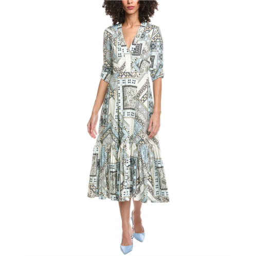 Etro print midi dress