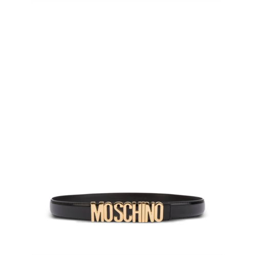 MOSCHINO silk and nylon black belt