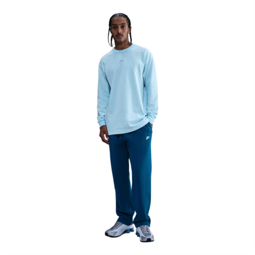 NIKE club mens open-hem fleece pants