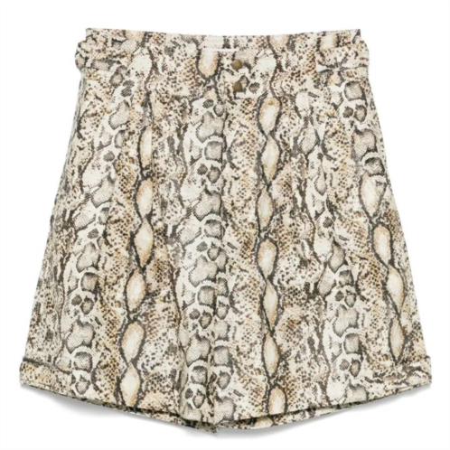 Isabel Marant python print felize shorts