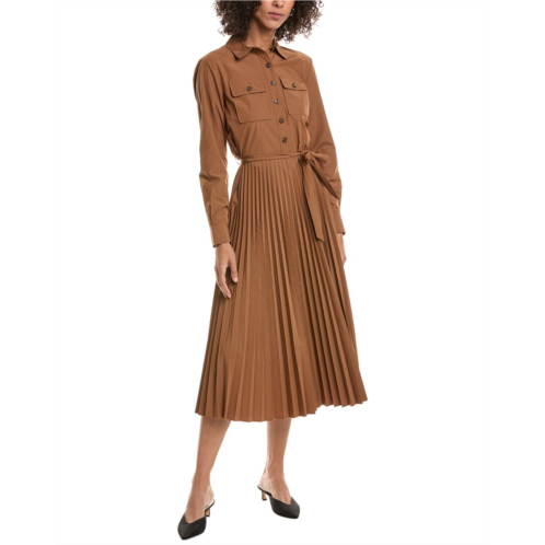 Derek Lam 10 crosby kenza pleated midi dress